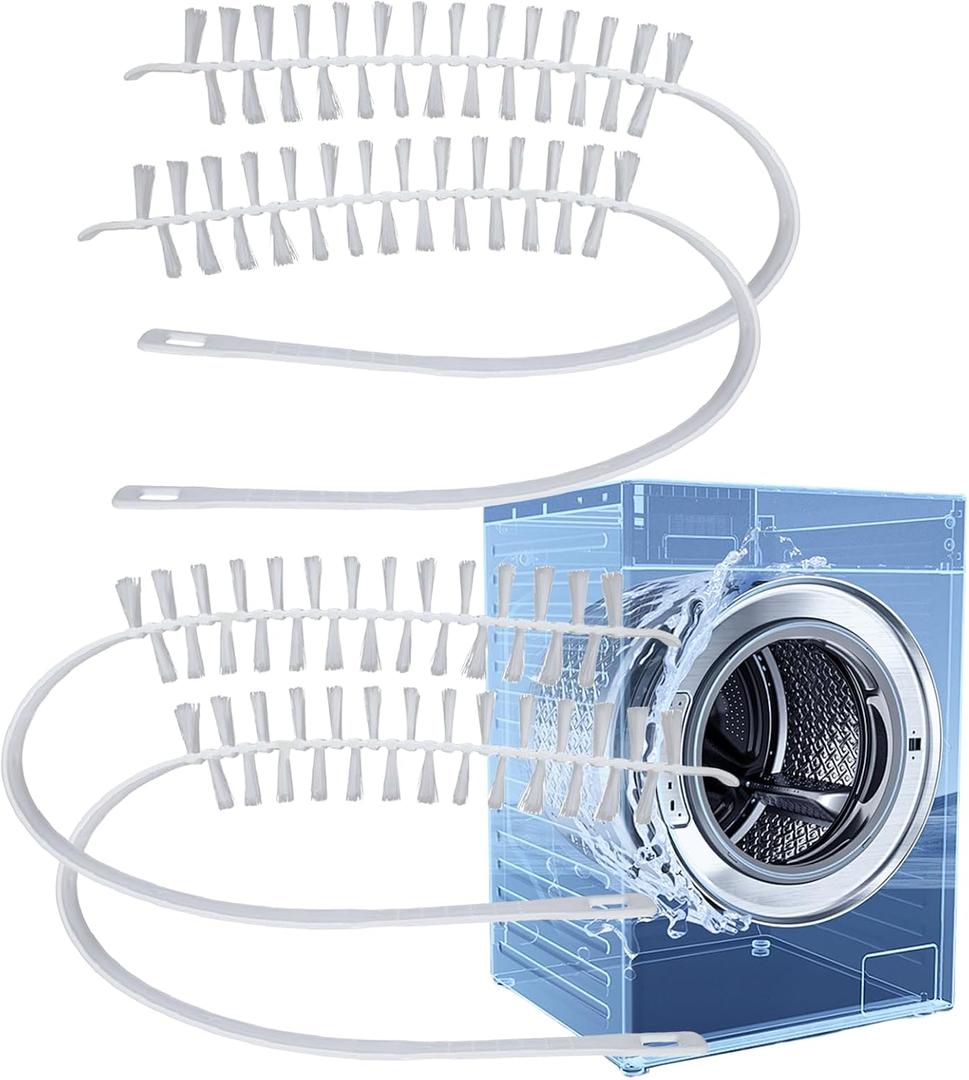 2 x Washing Machine Cleaning Brush, Washing Machine Brush Washing Machine Cleaner Front Load Washer Cleaner Brush Load Washer Cleaner Drum Washing Machine Brush Washing Machine Cleaning Tools 4pcs
