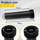 Wall Hung Toilet Hidden Tank Drain Pipe Set, Durable Plastic Compatible with TOTO THU334#01 - Includes Drain and Flush Pipes, Nuts, Easy Installation Fit TOTO Toilet Replacement Parts