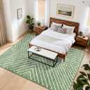 ROYHOME 8x10 Large Area Rug for Living Room Washable Non Slip Bedroom Rugs