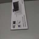 Wireless Keyboard and Mouse Ultra Slim Combo, TopMate 2.4G Silent Compact USB 2400DPI Mouse and Scissor Switch Keyboard Set with Cover, Batteries Included, for PC/Laptop/Windows/Mac - Purple Black