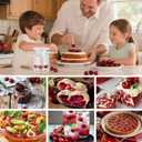 Cherry Pitter, 7-Hole Cherry Pitter Tool, Quickly Multiple Cherries Seed Remover, Save Time & Space For Making Cherry Jam (White)