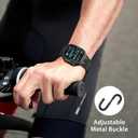 Ocean Sport Bands Compatible with Apple Watch Ultra 2/Ultra Band 49mm 46mm 45mm 44mm 42mm for Men Women, Metal Connector with Breathable Silicone Waterproof Strap for iWatch Series 10 9 8 7 SE 6 5 4 3 (Green/Black)