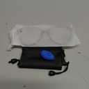 Gaoye Blue Light Blocking Glasses - Trending Round TR90 Frames, Metal Arms, UV400 Protection - Matching Soft Case (1-leopard/Transparent Lens)