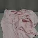 Button Down Shirts for Women Cotton Oxford Shirts Long Sleeve Dress Shirts Collared Blouses Work Casual Solid Tunic Tops (Pink, XL)