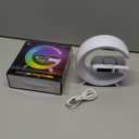 Kangtaixin Wake Up Light Alarm Clock for Kids, LED Table Bedsides Lamp with Sunrise Simulation, Sleep Aid, Snooze, Bluetooth Speaker, Night Light for Bedroom Decor, Birthday, Christmas Gift