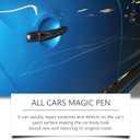 2 x Car Scratch Remover, All Cars Magic Pen, Scratch Remover for Vehicles, Lightweight and Fast,Long-Lasting,Effective Performance, Black Car Paint Scratch Repair 2pcs