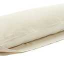 COMODO Original CMC9150R Body Pillow Cover with Zipper 100% Cotton Dakimakura Pillow Case [Made in Japan] (Ivory, 20 x 60 inch (150cm x 50cm))