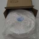 V-HANVER 360 Rotating Makeup Organizer Perfume Organizer White Cosmetic Storage Display Case Large Capacity Acrylic Beauty Holder Adjustable Partition Height for Bedroom Dresser or Bathroom Vanity