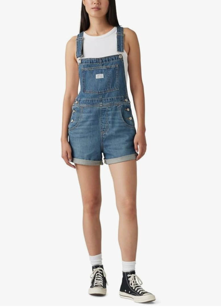Levi's Women's Vintage Shortalls, Size L