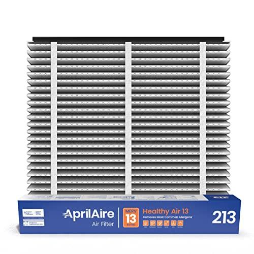 AprilAire 213 Replacement Filter for AprilAire Whole House Air Purifiers - MERV 13, Healthy Home Allergy, 20x25x4 Air Filter (Pack of 3)