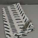 Printed Shower Curtain Set: Soft Black and White Shower Curtain, Modern Geometric Hand-Drawn Thick Herringbone Pattern, Bohemian Bathtub Bathroom Decorations Home Dcor with Hooks, 72" x 72"