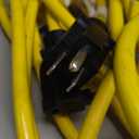 EP 15 Ft 10 Gauge Outdoor Extension Cord with T-Blade Plug, Heavy Duty NEMA 5-20 P/R Power Cord, 20A 250V 10/3 SJTW Cable for Lawn, Garden, Appliance, Yellow