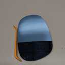 Compatible with BMW 125i 128i 135i 135is 320i 323i 325i 328i 335d 335i xDrive 335is Passenger Side Mirror, 2009 2010 2011 2012 2013, Right Side Mirrors Replacement Glass, Power Heated, Blue