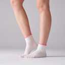 6 Pairs Ruffle Socks For Women Casual Ankle Socks Retro Soft (White, S)