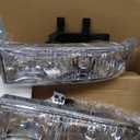 Headlight Assembly Compatible with 1998 1999 2000 2001 2002 2003 2004 2005 Chevy Blazer Headlights, 98-04 Chevy S10 Pickup Headlamp w/Bumper Lights 4Pcs, Chrome Housing Clear Corner