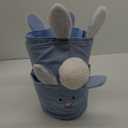 Holiday Home® Easter Corduroy Bunny Basket - Blue, 3PCS