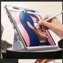 SUPCASE for iPad Pro 11 Inch Case M5/M4 (2025/2024) with Pencil Holder (Unicorn Beetle Pro), [Built-in Screen Protector & Stand] Full-Body Rugged Cover for iPad Pro 11'' 6th/5th Gen, White