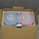 Freshmage 23oz Glass Meal Prep Containers with Lids, Airtight 3-Cup Glass Storage Containers Set, Heat-Resistant BPA-Free for Soup, Leftover, Microwave, Dishwasher, Fridge and Freezer Safe (4 Packs) (Multicolor+Dark Green)