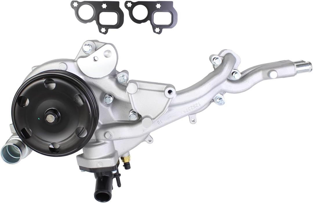 NewYall Engine Water Pump for GMC Sierra 1500 Yukon Chevrolet Silverado 1500 Suburban Tahoe Cadillac Escalade 2014-2020
