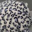 Electric Heated Blanket Full Size 72"×84" with 9 Heating Levels & 1-10Hs Auto Off, Plush Sherpa, Energy Efficient, Machine Washable, for Couch & Bed, Gifts for Family- Leopard Print Blue & White