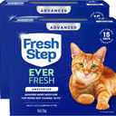 Fresh Step Advanced Ever Fresh Multi Cat Clumping Cat Litter, Unscented, Low Dust, Odor Control with Ammonia Block Tech, Compatible in Automatic Litter Boxes, 32 lb. (2 x 16 lb.)