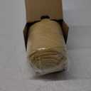 BOURINA Mustard Throw Blanket 50x60 Inches Throw Textured Solid Soft Sofa Couch Decorative Knit Blanket