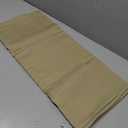 Intedge TCM4545-BEIGE Square Tablecloth, 45" x 45", Hemmed Edge, Poly Cotton Fabric, Reusable and Washable Heavy Duty Cloth Table Cover for Restaurant, Made in USA, 1 Each