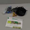 HIRALIY 50ft Drip Irrigation Kit Plant Watering System 8x5mm Blank Distribution Tubing DIY Automatic Irrigation Equipment Set for Garden Greenhouse Flower Bed Patio Lawn (49.2 ft)