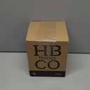 Airtight Coffee Canister - 40 oz Large Iron White Coffee Container Airtight - 6 x 8 inch Metal Jar - Stylish Countertop Container for Coffee Grounds, Beans, Pods & More with Rubber-Lined Bamboo Lid