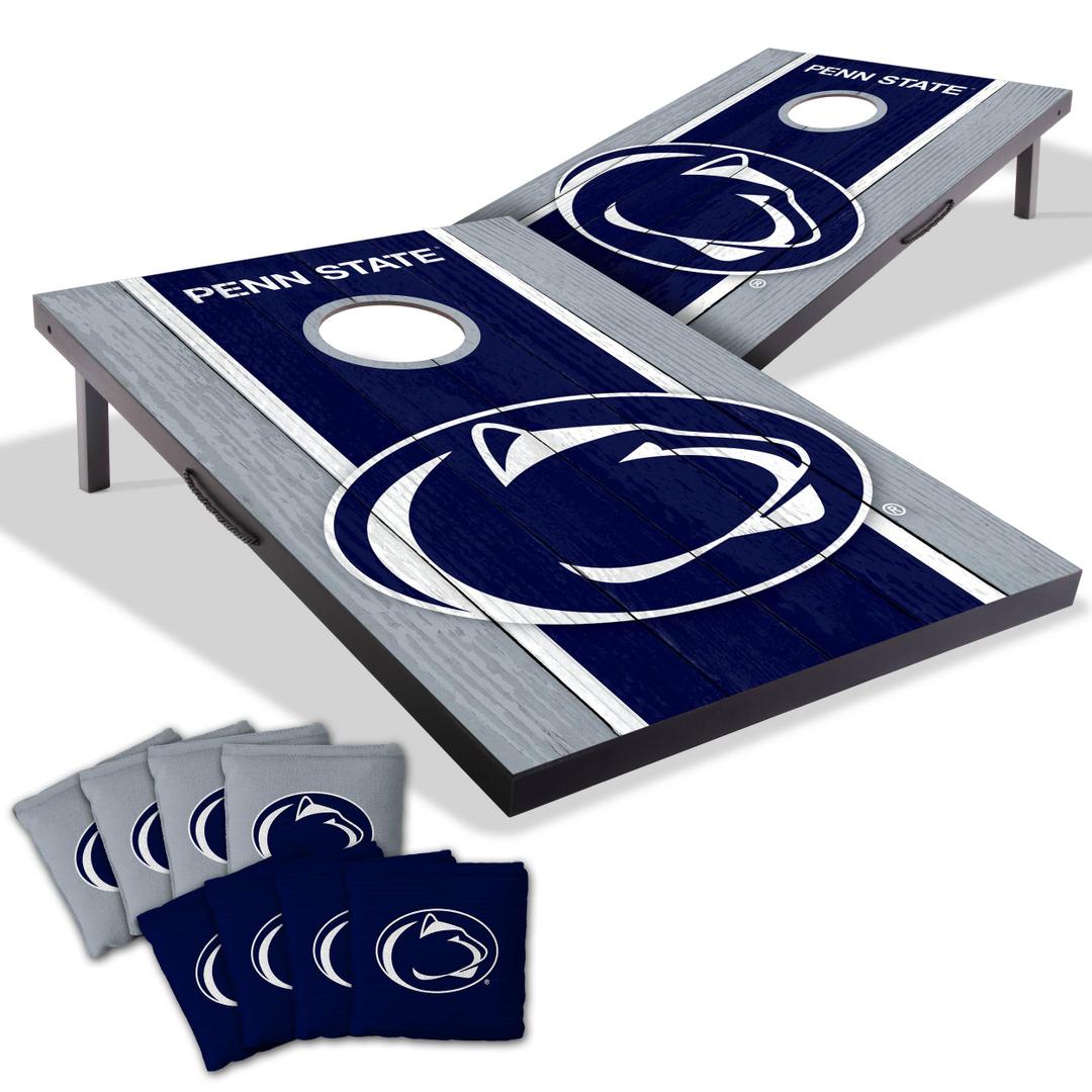 YouTheFan NCAA Penn State Nittany Lions 2' x 3' Portable Cornhole Game with Logo Bags
