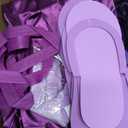 122 Pcs Purple Girls Spa Party Kit, 10-Pack Slumber Party Favors with Satin Robes, Tote Bags, and Nail Salon Accessories for Kids Spa Birthday, Halloween, Home Party Supplies