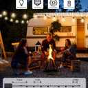 Brightever 120FT LED Outdoor String Lights with Remote, Patio Lights Outdoor Waterproof with 36+2 Shatterproof ST38 LED Bulbs, Dimmable Outside Hanging Light for Porch, Garden, Backyard, Cafe, 2700K
