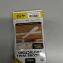 2 x 4 Clear Silicone Wall Protector Strips  Self-Adhesive Door Slam Stoppers & Noise Dampening Bumpers for Cabinets, Car, Toilet Lids, Drawers, Shower  5.5" x 0.7" x 0.2" by Vellax