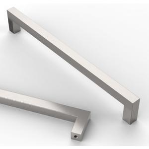 Asidrama 10 Pack 8.8 Inch(224mm) Brushed Satin Nickel Kitchen Cabinet Handles, Stainless Steel Cabinet Pulls Kitchen Cabinet Hardware for Cupboard Drawer Handles Dresser Pulls