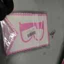 Pink Bow Birthday Party Supplies Decoration, Coquette Birthday Decorations Include Bow Themed Backdrop Banner Hanging Swirls Cake Topper Balloons for Girls and Women.