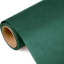HONEYMYTH Green Christmas Wrapping Paper Roll 17"x197"  Recyclable Gift Wrap with Pearl Finish for Christmas Presents, Holiday Gift Wrapping & Seasonal Crafts