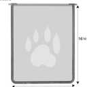 CEESC Replacement Dog Door Flap for Large Dog Doors, Made of Non-Toxic Material, Dimensions: 11 3/4" x 16 1/2"