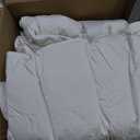 Goose Down Fiber Comforter King Size  All-Season Hotel Quality Duvet Insert, High Fill Power, Ultra Soft 100% Cotton, Box-Stitched, Breathable, Lightweight Luxurious White Bedding, 90"x 106"