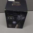 Electric Toothbrush with Water Flosser, Upgrade Flossing Toothbrush Combo with 3 Brush + 1 Nozzle, 5 Floss Speeds&3 Brush Modes, 500mL Tank, 30-Day Battery, for Adults & Teens, Gums, Braces-White