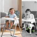 Baby High Chair Cover, Machine Washable High Chair Cushion Pad, Waterproof & Soft, Fits 3-5 Point Harness Chairs, High Chair Replacement Cover for Home & Restaurant Use Green