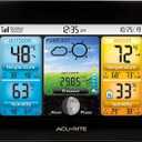 AcuRite Wireless Home Weather Station with Color Display, Indoor Outdoor Thermometer and Temperature Sensor (02077M)