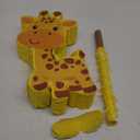 Aoriher Giraffe Piata Safari Piata with Blindfold and Bat Giraffe Birthday Party Supplies Safari Jungle Zoo Animal Party Favors for Birthday Supplies, 16 x 11.3 x 3.2 Inch