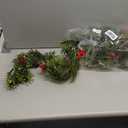 1PC 9FT Artificial Norfolk Pine Garlands, Real Touch Winter Christmas Garland, Green Artificial Greenery Garland for Table, Mantle, Wall, Indoor, Outdoor Christmas Decorations (1, 9FT)