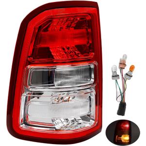 Taillights, Compatible with 2019-2024 Dodge Ram 1500, Replace 55112989AE 68261577AE CH2800222 DRL Driving Reverse Lamps Brake Turn Signal Lighting Rear Left Driver Side