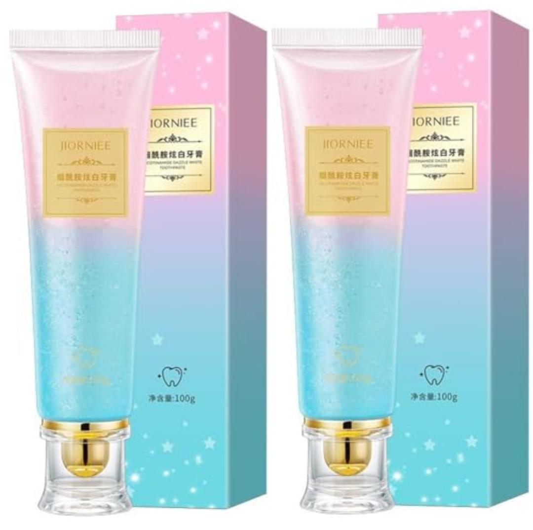 2Pcs Niacinamide Whitening Toothpaste, Niacinamide Toothpaste Intensive Whitens Teeth, Protects Tooth Enamel, Deep Cleaning Care,Fresh Breath & Stain Removal Formula.Pack Of 2 EXP: 01/16/2028