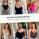 FeelinGirl Shapewear Bodysuit Tummy Control Body Shaper for Women Seamless Waist Snatching Shaper, M/L