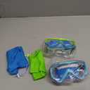 Swim Goggles Kids 6-14, Diving Mask No Tangle StrapWater Goggles Nose Cover for JR / Youth