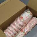 350 Strawberry Baby Shower Decorations for 50 Guests A Berry Sweet Baby is On The Way Party Supplies for Girls Disposable Dinnerware Set Paper Plates Napkins Cups