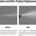 EDIETH 8E5Z17603A Windshield Washer Nozzles Kit with Hose & Adapters for Ford Fusion Mercury Milan Lincoln MKZ 2008 2009 2010 2011 2012 Replaces 8E5Z-17603-A Easy to Install