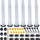 Gas Can Spout Replacement Kit, Gas Can Nozzle Replacement (6 Kit-White) All gaskets are installed and ready to use upon receipt. For 1/2/5/10 gallon gas can. Easy and convenient to use